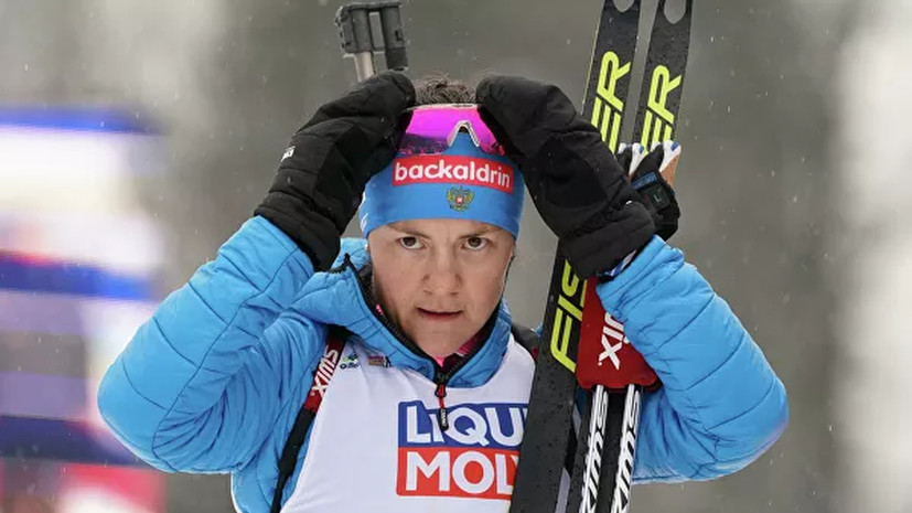 Биатлонистка Юрлова-Перхт пожаловалась на работу лыж в спринте