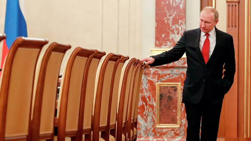 Путин подписал указ об отставке правительства