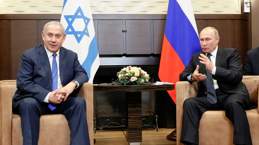 Путин провёл телефонный разговор с Нетаньяху