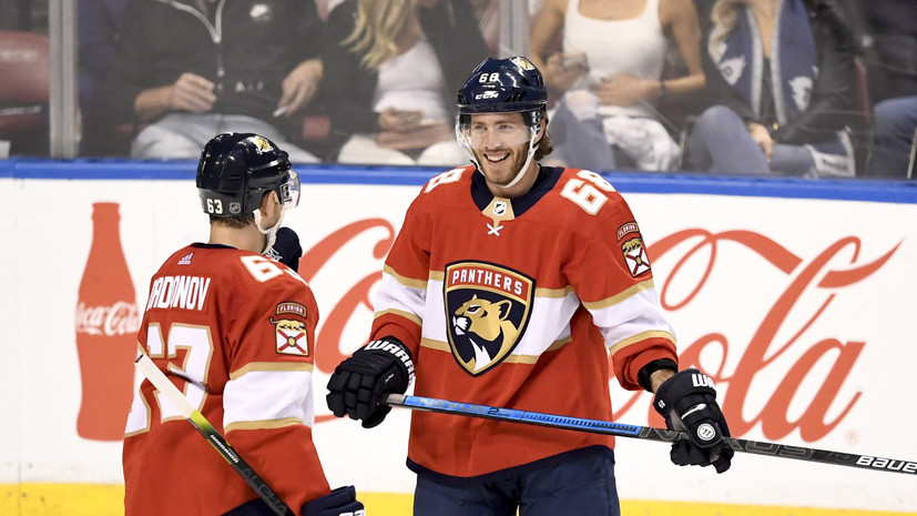 Шайба Дадонова помогла «Флориде» обыграть «Лос-Анджелес» в НХЛ