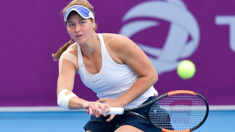 Самсонова уступила Остапенко в первом круге Australian Open