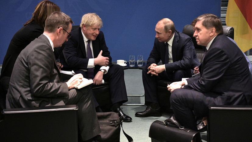 В Кремле рассказали о встрече Путина с Джонсоном в Берлине