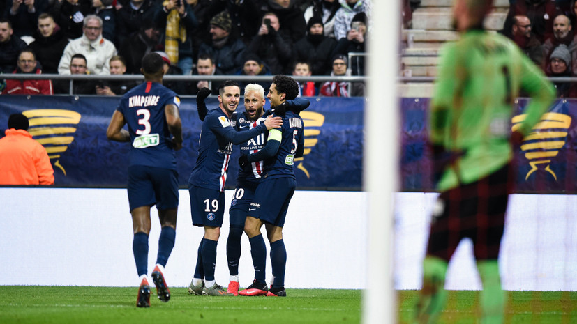 ПСЖ сыграет с «Лионом» в финале Кубка французской лиги