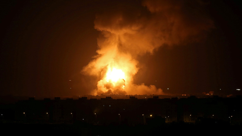 Израиль нанёс удары по объектам ХАМАС в секторе Газа