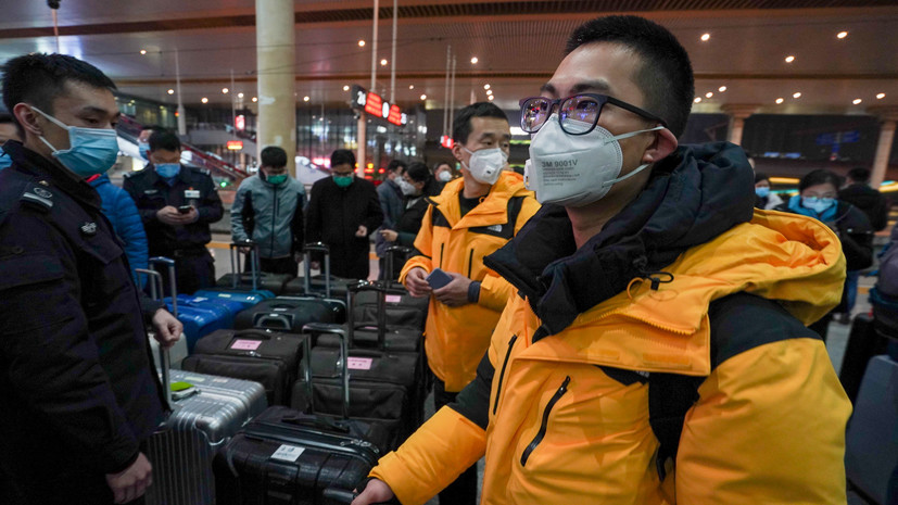 В КНР отметили падение пассажиропотока почти на 30% из-за коронавируса