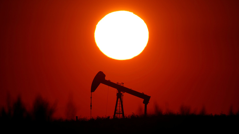 Цена нефти марки Brent опустилась ниже $58 за баррель