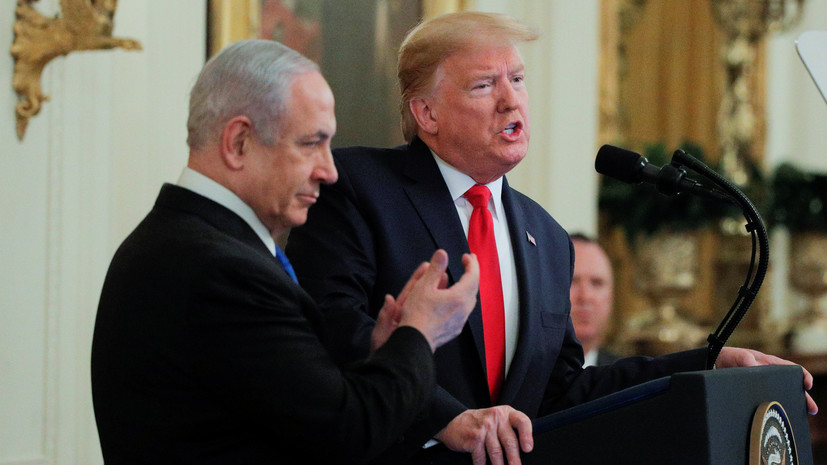 Трамп заявил, что благодаря «сделке века» Израиль делает шаг к миру