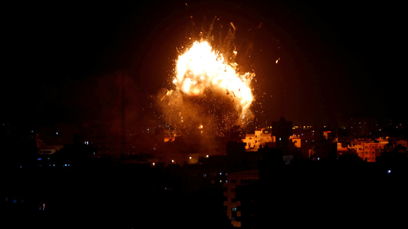 Израильская авиация нанесла удары по объектам ХАМАС в секторе Газа