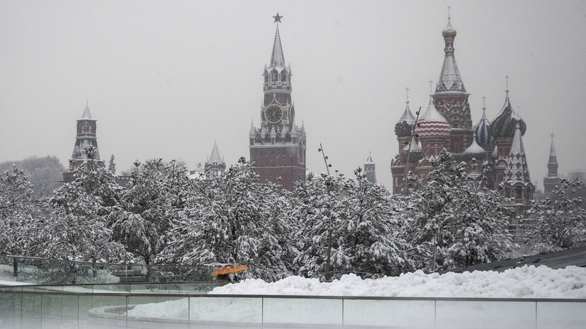 Синоптик предупредила о снегопаде и похолодании в Москве