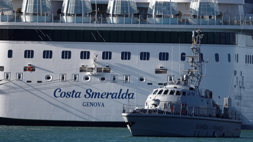 Врачи не подтвердили коронавирус у пассажиров на корабле в Италии