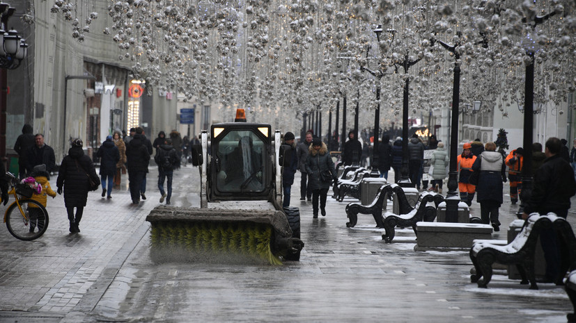 В Москве 31 января ожидается до +1 °С