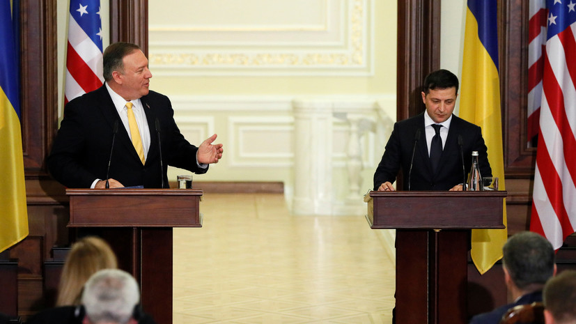 Помпео: США продолжат поддерживать планы Украины присоединиться к НАТО