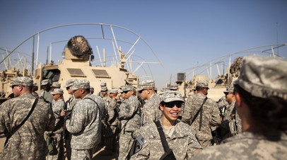 Солдаты армии США в Кувейте