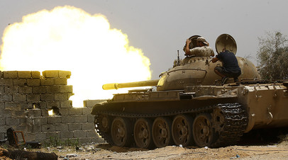 Бои в районе Триполи, июнь 2019 года