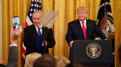 Дональд Трамп и Биньямин Нетаньяху