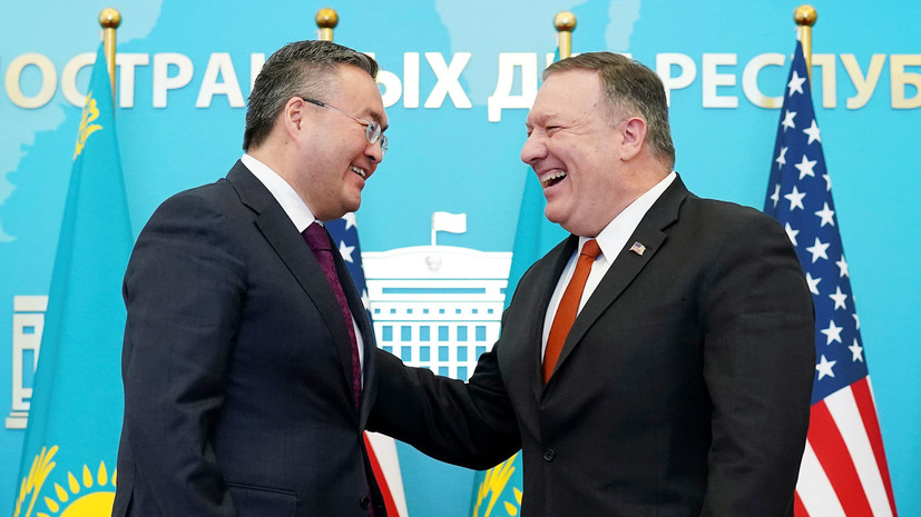 Помпео рассказал о выгоде для Казахстана при сотрудничестве с США