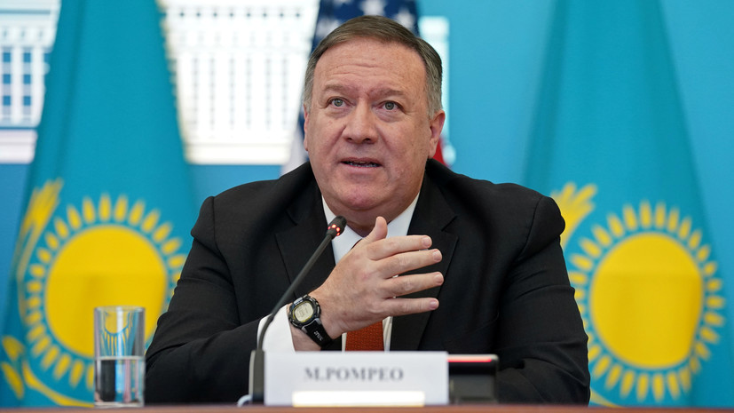 Помпео рассказал о помощи Казахстану в борьбе с коронавирусом