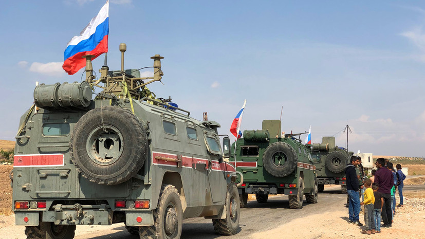 Российские военные провели патрулирование в Сирии без участия Турции