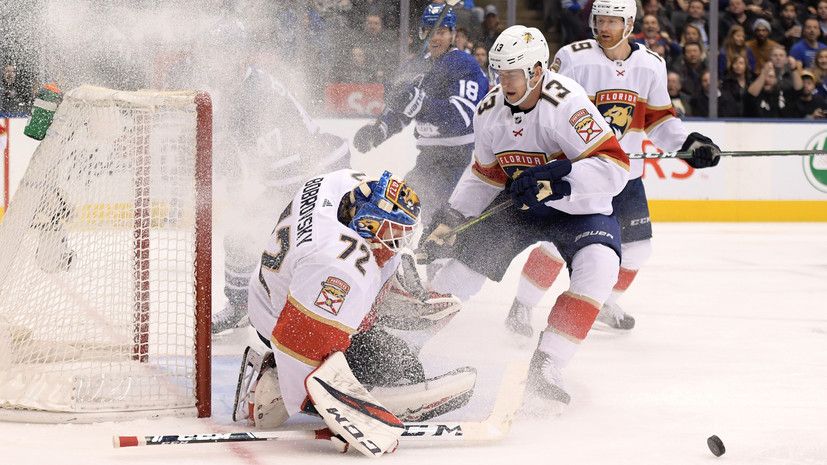 Передача Дадонова помогла «Флориде» обыграть «Торонто» в НХЛ