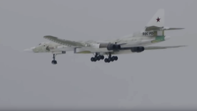 Полёт «Белого лебедя»: Минобороны показало видео модернизированного ракетоносца Ту-160М