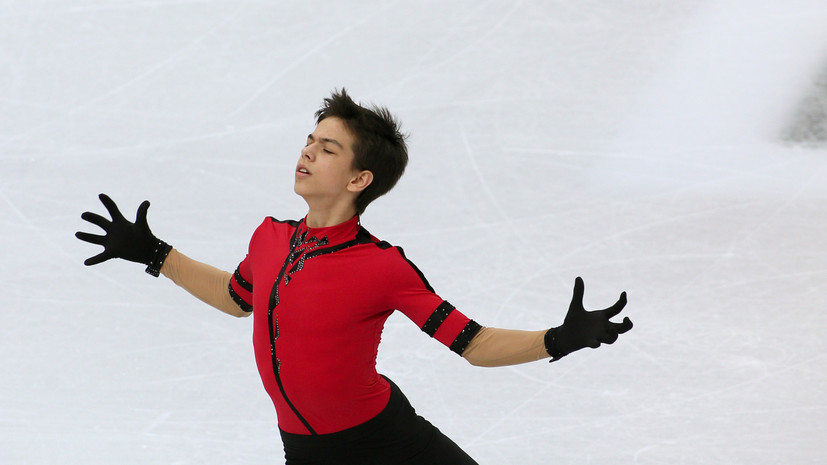 Фигурист Гуменник первенствовал в короткой программе на юниорском чемпионате России