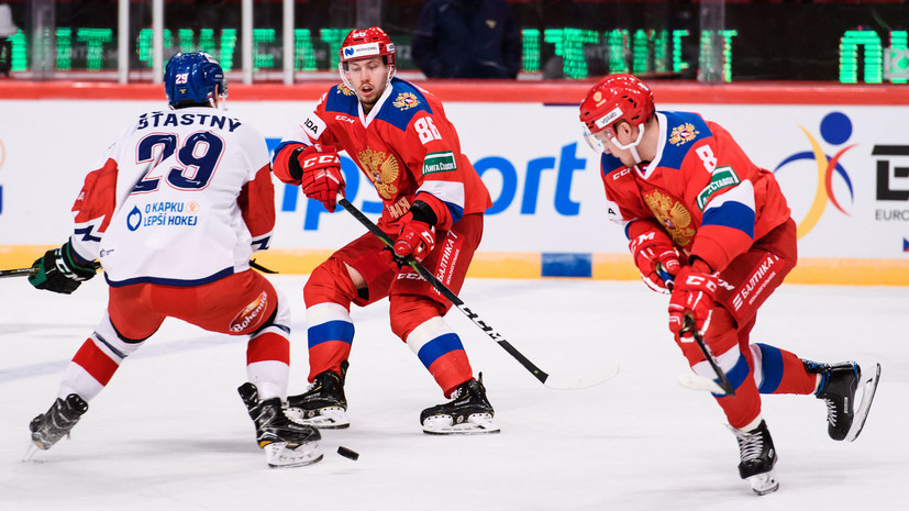 Россия по буллитам проиграла Чехии в матче Еврохоккейтура