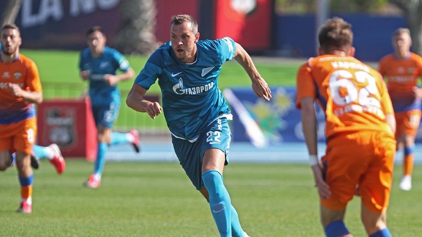 Дубль Дзюбы помог «Зениту» победить ЦСКА в контрольном матче