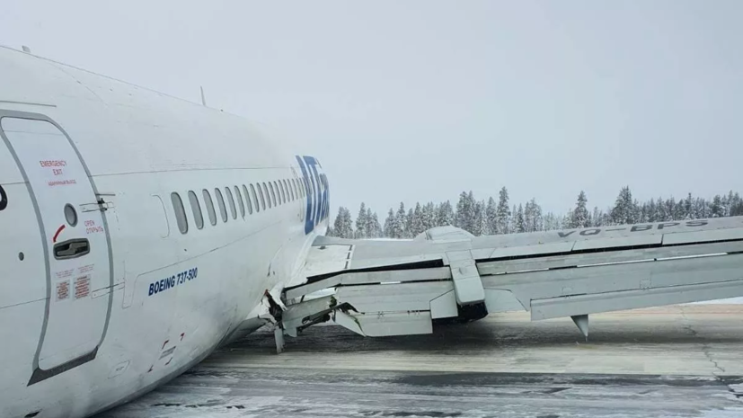 Комиссия МАК начала расследовать жёсткую посадку самолёта в Усинске