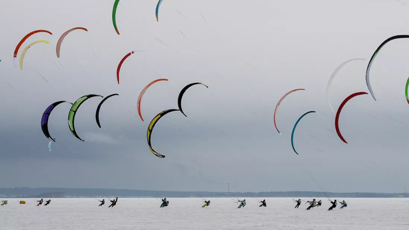 В Подмосковье прошёл областной чемпионат по сноукайтингу