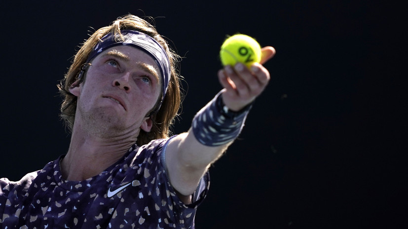 Рублёв одержал победу над Басилашвили в первом раунде турнира АТР в Роттердаме