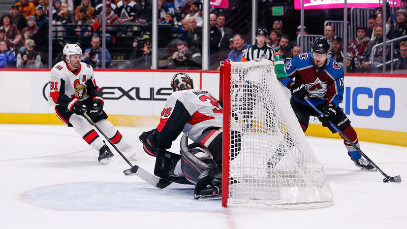 Гол Ничушкина помог «Колорадо» одолеть «Оттаву» в НХЛ