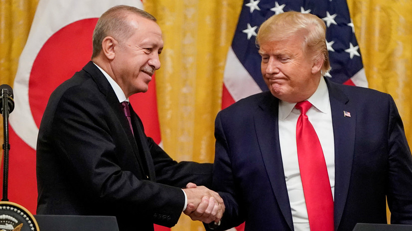 Эрдоган обсудил с Трампом ситуацию в Идлибе