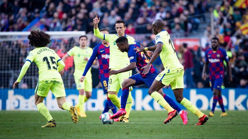 «Барселона» прервала победную серию «Хетафе» в Примере