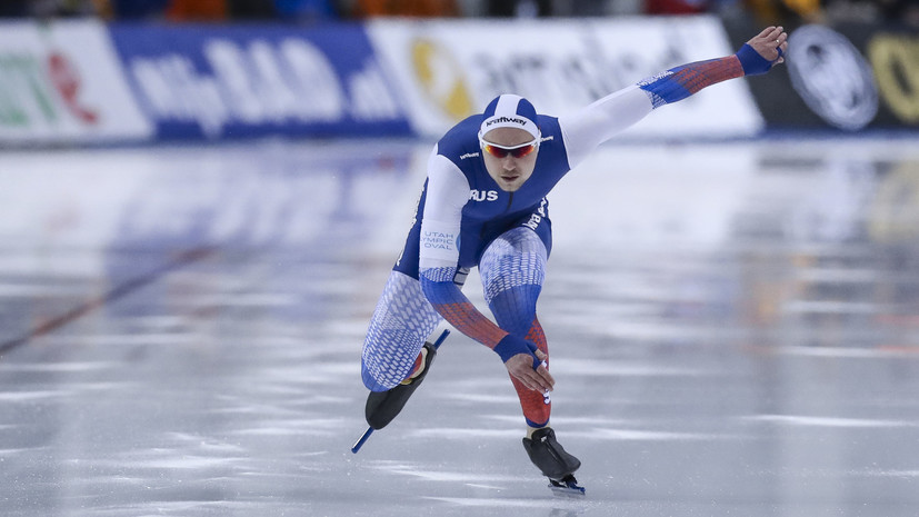 Конькобежец Кулижников завоевал золото ЧМ на 1000 м с новым мировым рекордом