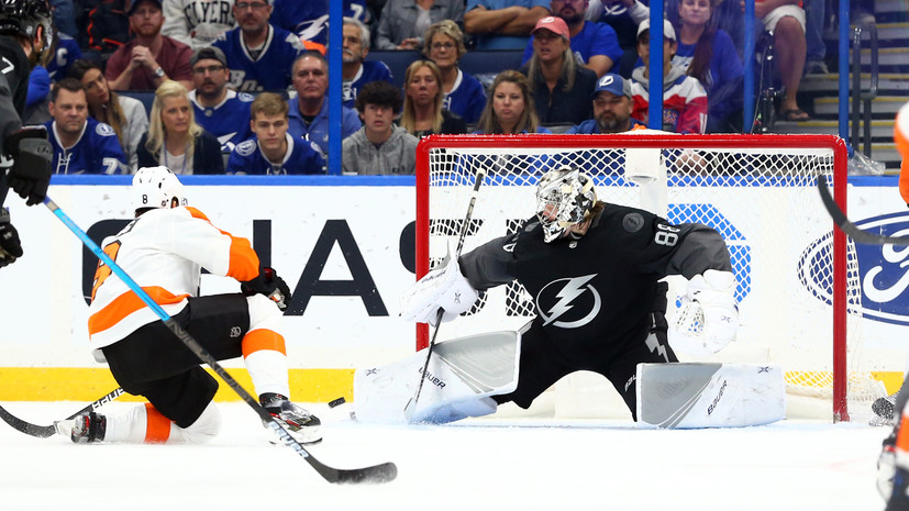 Василевский — шестой вратарь в НХЛ по длительности серии без поражений в основное время