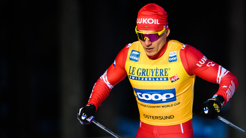 Лыжник Большунов завоевал серебро в гонке преследования на этапе КМ в Эстерсунде