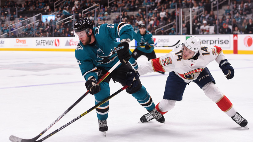 «Флорида» обыграла «Сан-Хосе» в матче НХЛ, Дадонов отметился голом