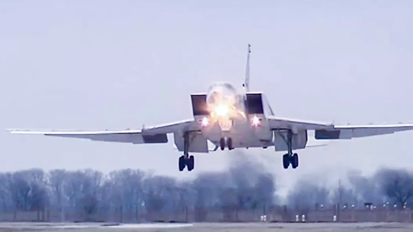 Ту-22М3 выполнили плановый полёт над нейтральными водами Чёрного моря