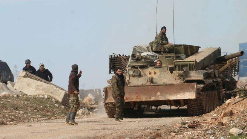 СМИ: Сирийская ПВО отражает атаку на окрестности города Джебла