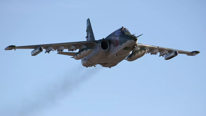Штурмовик Су-25 загорелся на аэродроме под Липецком