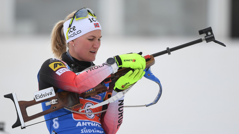 Женская сборная Норвегии по биатлону выиграла эстафету на ЧМ, Россия — восьмая