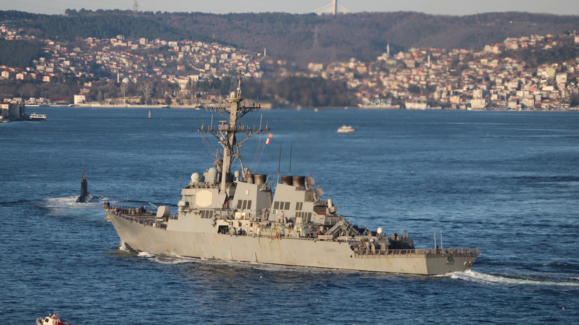 В Госдуме прокомментировали заход американского эсминца в Чёрное море