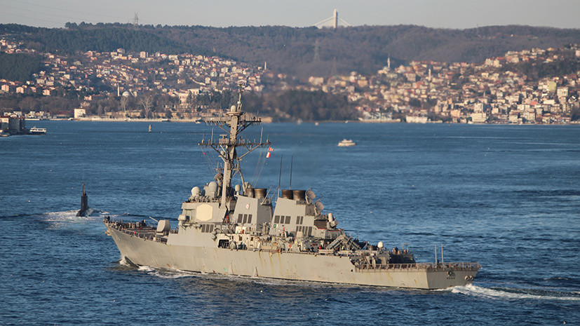 Эсминец «свободы»: ВМС США объяснили заход американского военного корабля в Чёрное море