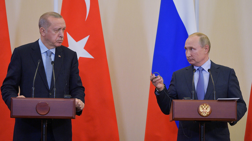 Песков: речи о двусторонних контактах Путина и Эрдогана пока нет