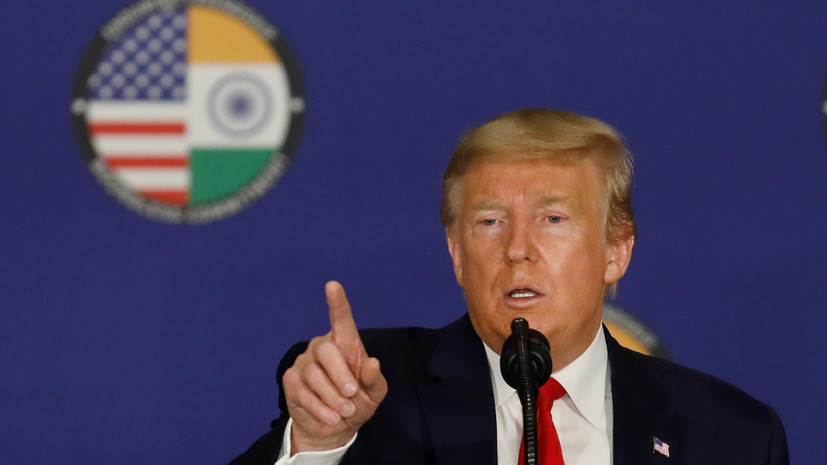 Трамп не исключил заключения торговой сделки с Индией до 2021 года