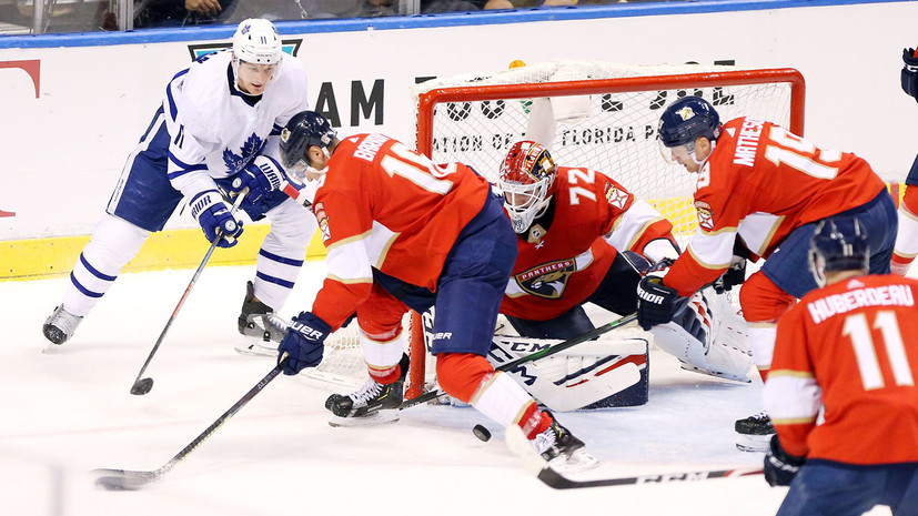 «Флорида» потерпела поражение от «Торонто» в НХЛ, Бобровский сделал 24 сейва