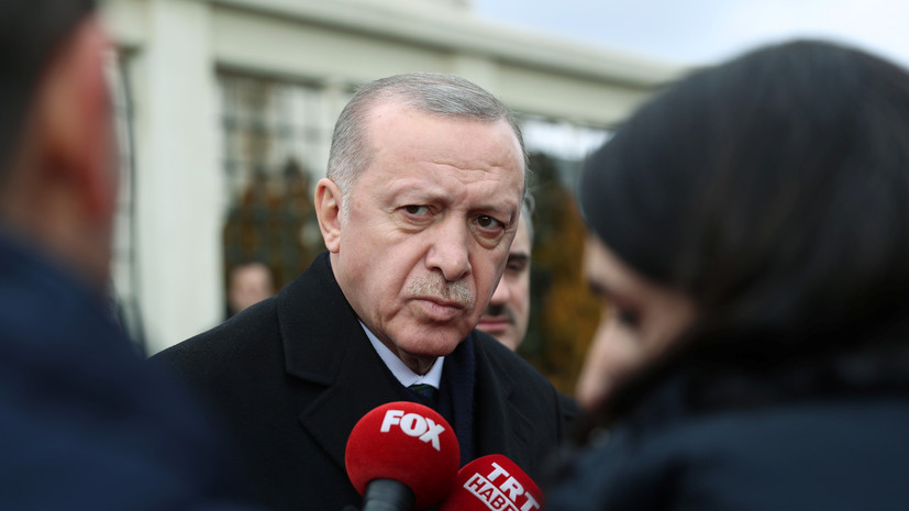 Эрдоган обсудил с главой Еврокомиссии ситуацию в Идлибе