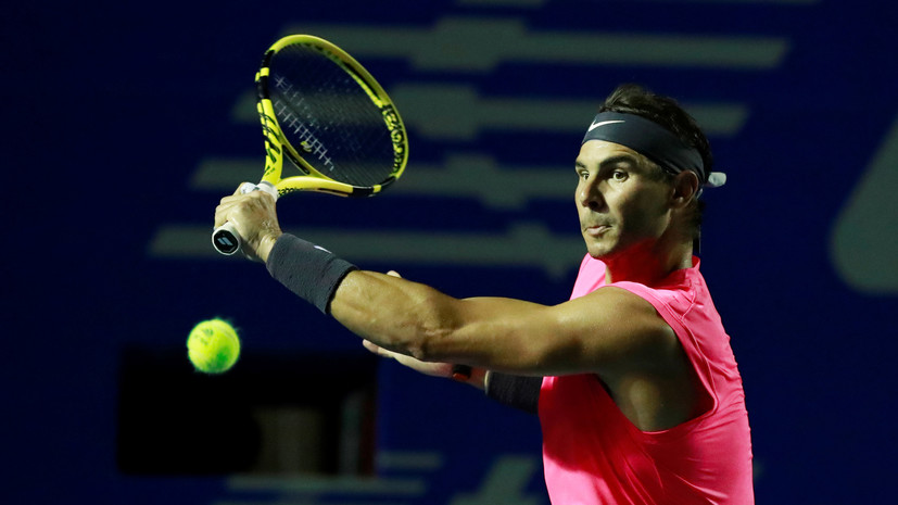 Надаль: надеюсь, страх и психоз из-за коронавируса прекратятся