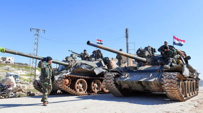 Сирийская правительственная армия продвигается в Идлибе