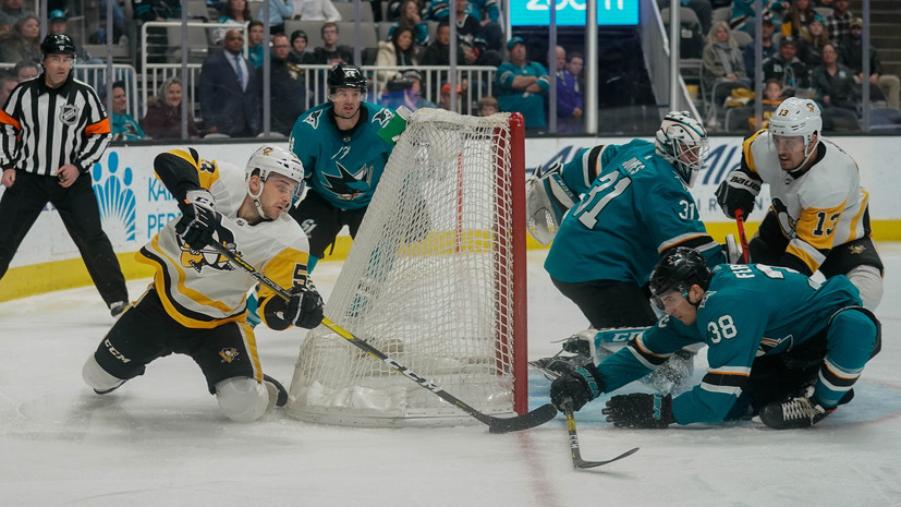 «Питтсбург» с Малкиным уступил «Сан-Хосе», потерпев шестое поражение подряд